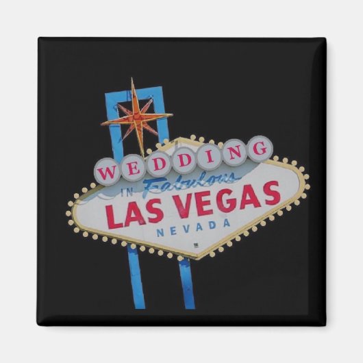 Beispiel für Las Vegas WEDDING Magnet 1 (Vorne)
