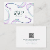 Beispiel für lila QR-UAWG Begleitkarte (Vorne/Hinten)