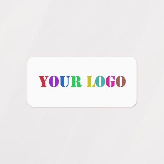 Beispiel für Logo-Firmenlogo Etiketten (Design 1)