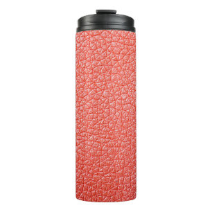 Beispiel für orangefarbene Lederpolsterung mit abs Thermosbecher