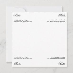 Beispiel für Papier Wählen Sie den Papiertyp aus