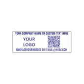 Beispiel für QR-Code , Logo und Briefmarke für ben Permastempel (Design)