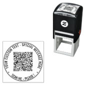 Beispiel für QR-Code und Briefmarke der Textrunde Permastempel (Beispiel)