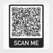 Beispiel für QR-Codezeichen personalisiert Etiketten (Design 2)