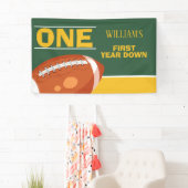 Beispiel für Retro Football Erstes Jahr bis zum 1. Banner (Insitu)