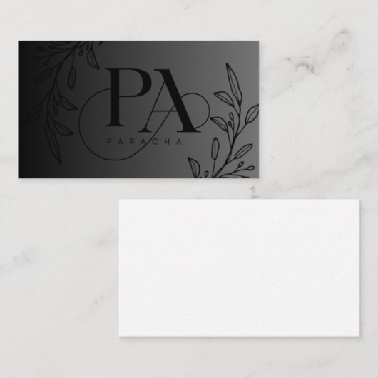 Beispiel für Visitenkarte (Vorne/Hinten)