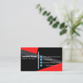 Beispiel für Visitenkarten. Visitenkarte (Stehend Vorderseite)