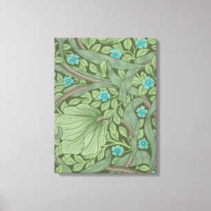 Beispiel für Wallpaper-Muster mit "Vergiss-Me-Not Leinwanddruck