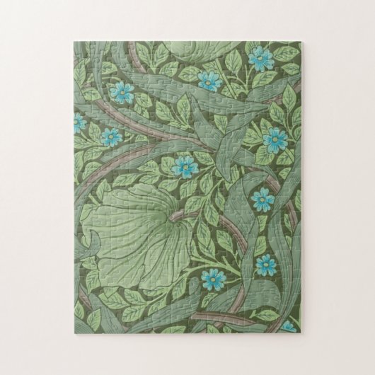 Beispiel für Wallpaper-Muster mit "Vergiss-Me-Nots Puzzle (Vertikal)