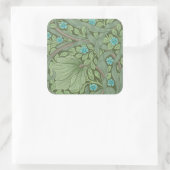 Beispiel für Wallpaper-Muster mit "Vergiss-Me-Nots Quadratischer Aufkleber (Tasche)