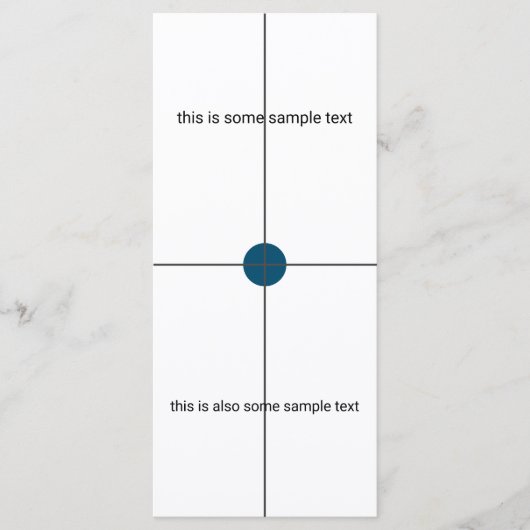 Beispiel-Hochzeitmenü Menükarte (Vorderseite)