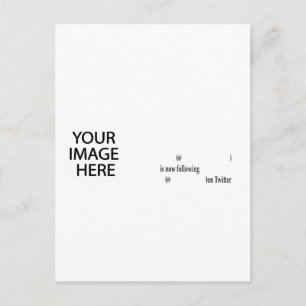 Beispiel im Anschluss an Twitter Bild und Text hin Postkarte