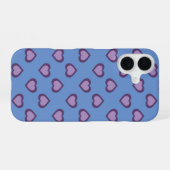 Beispiel: Lavender Hearts Pattern Case-Mate iPhone 16 Hülle (Rückseite (Horizontal))