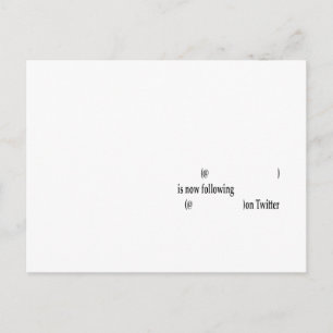 Beispiel nach Twitter Hinzufügen von Text Postkarte