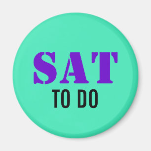 BEISPIEL: NUR FARBE / Minze + Ihr Text Magnet