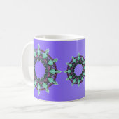 BEISPIEL NUR FARBgradienten - violett Kaffeetasse (Vorderseite Links)