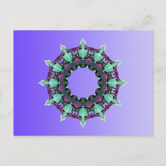 BEISPIEL NUR FARBgradienten - violett Postkarte (Vorderseite)