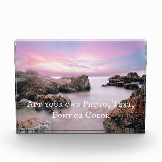 Beispiel: Personilise durch Hinzufügen eines eigen Fotoblock (Vorderseite)