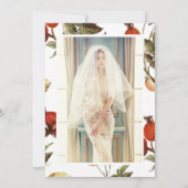 Beispiel: Rustikales Brautparty des Blumenwaldes Einladung (Rückseite)