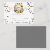 Beispiel White Oaster Vibe Forest Bunny UAWG Mitteilungskarte (Vorne/Hinten)