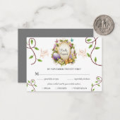 Beispiel White Oaster Vibe Forest Bunny UAWG Mitteilungskarte (Vorderseite/Rückseite Beispiel)