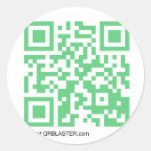 Beispielaufkleber Runder Aufkleber (Vorderseite)