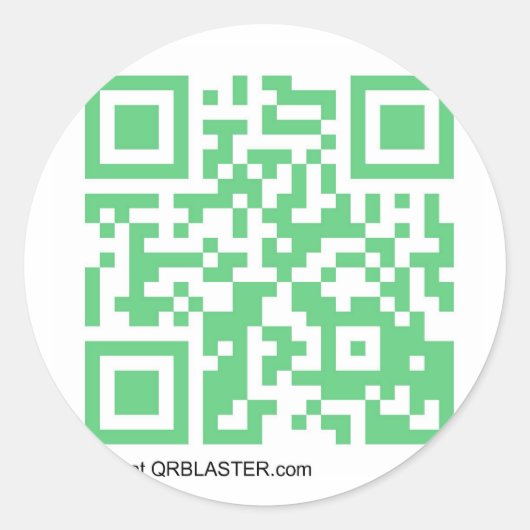 Beispielaufkleber Runder Aufkleber (Vorderseite)