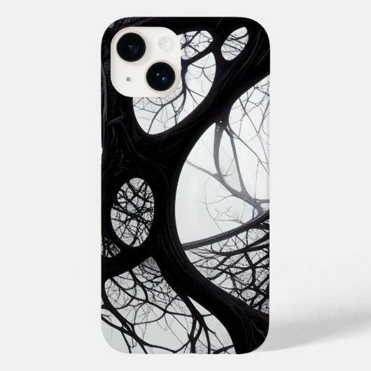 Beispielbeispiel für dunkle Bio Roots Case-Mate iPhone Hülle (Rückseite)