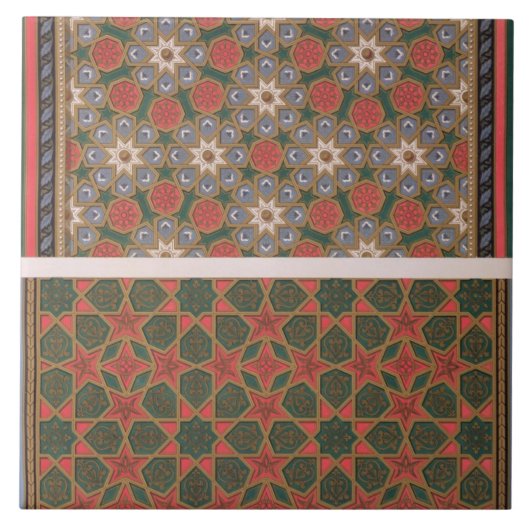 Beispiele der Deckendekorationen, 'von der Fliese (Vorderseite)