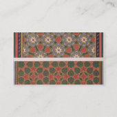 Beispiele der Deckendekorationen, 'von der Visitenkarte (Rückseite)