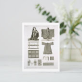 Beispiele für Seide und ägyptische Kostüme, aus "D Postkarte (Stehend Vorderseite)