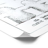 Beispiele für Topiary Work, 1902 (Gravur) (b/w ph Poster (Ecke)