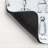 Beispiele von Topiary arbeiten, 1902 (Stich) (b/w Mousepad (Ecke)
