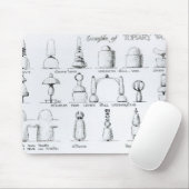 Beispiele von Topiary arbeiten, 1902 (Stich) (b/w Mousepad (Mit Mouse)
