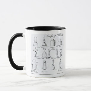 Beispiele von Topiary arbeiten, 1902 (Stich) (b/w Tasse