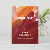 Beispieleinladung Einladung (Stehend Vorderseite)