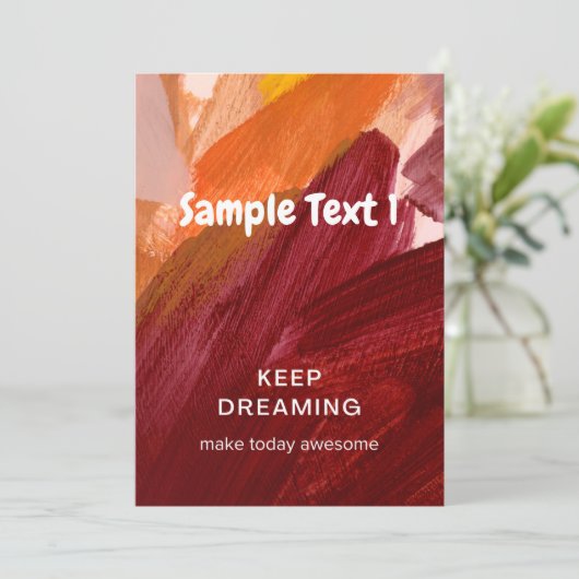 Beispieleinladung Einladung (Stehend Vorderseite)