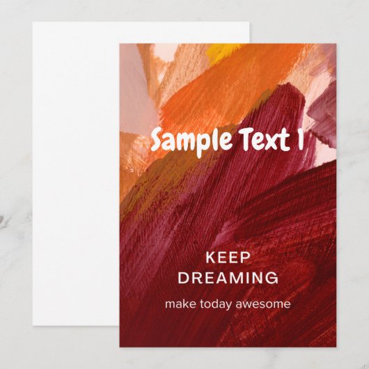 Beispieleinladung Einladung (Vorne/Hinten)