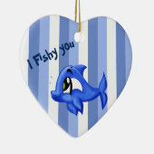 Beispielhafte und niedliche Delphin-Cartoon-Darste Keramikornament (Rechts)