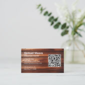 Beispielideen für das Design von Tischlern Visitenkarte (Stehend Vorderseite)