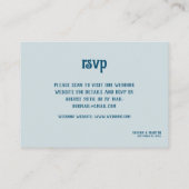 Beispielklassische lila dunkelblaue QR-UAWG Begleitkarte (Rückseite)