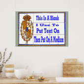 Beispieltabelle Poster (Küche)