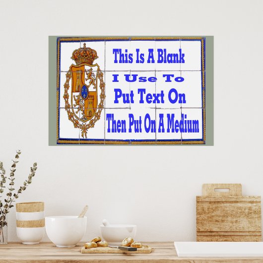 Beispieltabelle Poster (Küche)