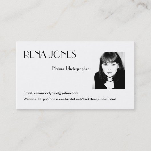 BeispielVisitenkarte Visitenkarte (Vorderseite)