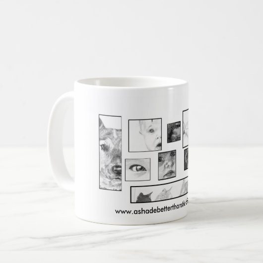 Beispielzeichnungs-Tasse Kaffeetasse (Vorderseite Links)