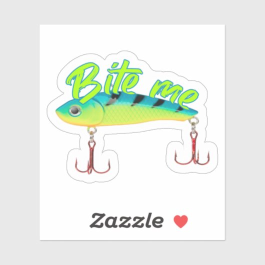 Beiß Aufkleber (Blatt)