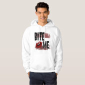 Beiß - Cooles Zitat - Halloween - Bat Hoodie (Vorne ganz)