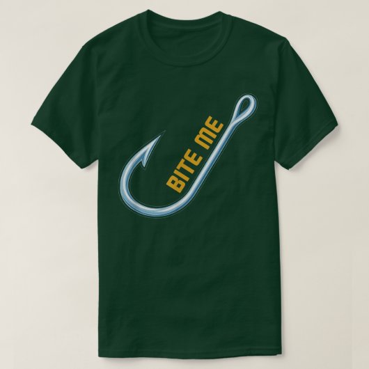 Beiß Fischen T-Shirt (Design vorne)