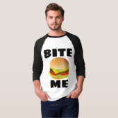 BEISS MICH, CHEESEBURGER , Hamburger T-Shirts (Vorne ganz)
