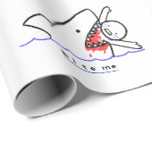 Beiß mich geschenkpapier (Rolleneckpunkt)